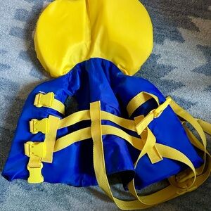 Blue and Yellow AIRHEAD Infant Life Jacket